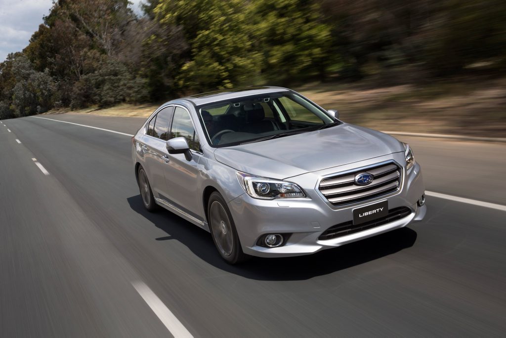 The 2015 Subaru Liberty. The 2015 Subaru Liberty.